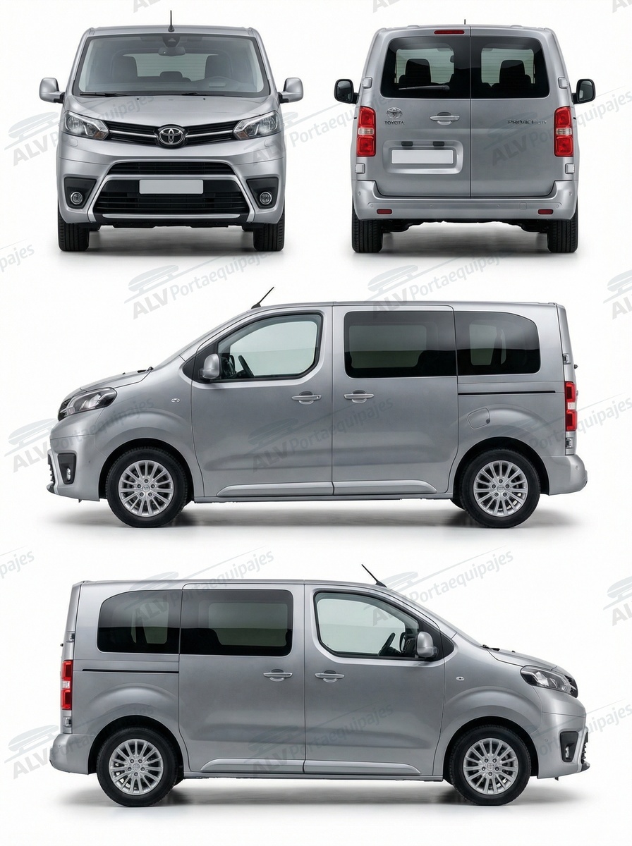 Toyota ProAce Verso L0 (XS/compact - 3 puntos de fijaci&oacute;n) (2016-->)