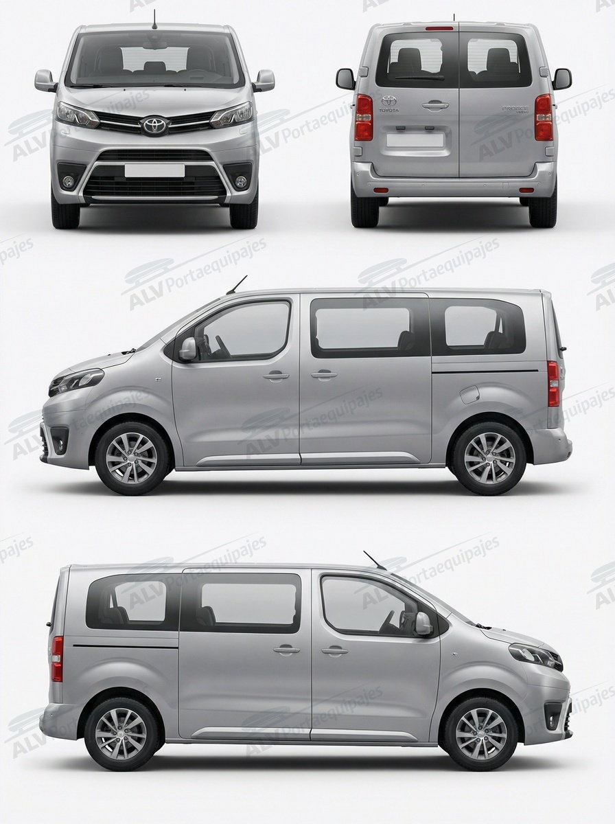 Toyota ProAce Verso L1 (M/media - 3 puntos de fijaci&oacute;n) (2016-->)