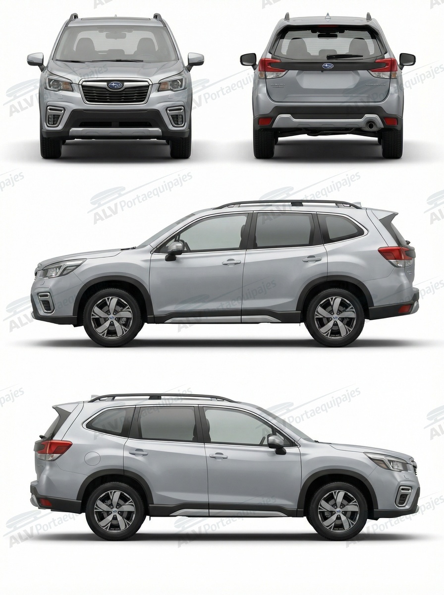 Subaru Forester 5p (V/SK - railing) (2018-->2024)