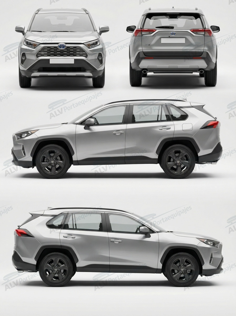 Toyota RAV4 5p (V/XA50 - railing integrado) (2018-->)