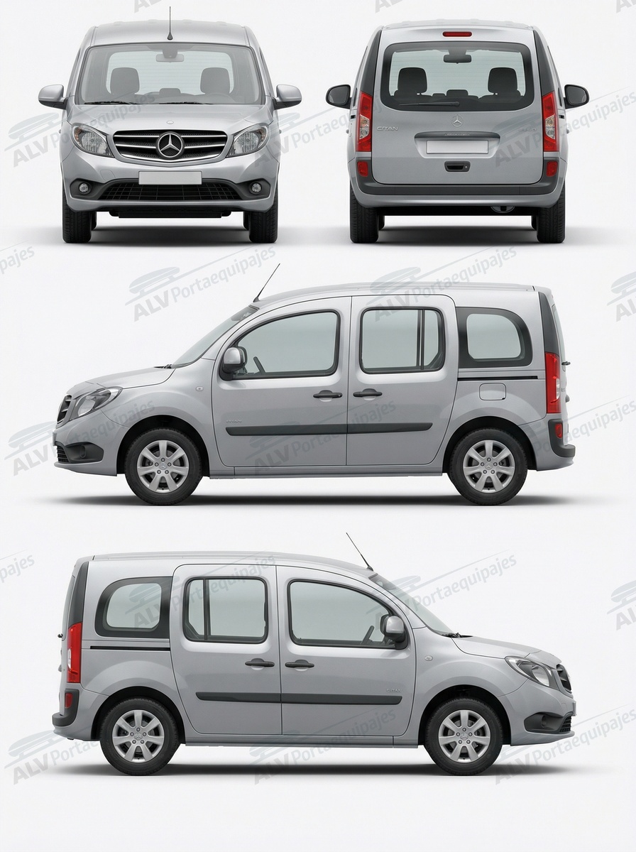 Mercedes Citan largo (W415 - port&oacute;n) (2013-->2021)