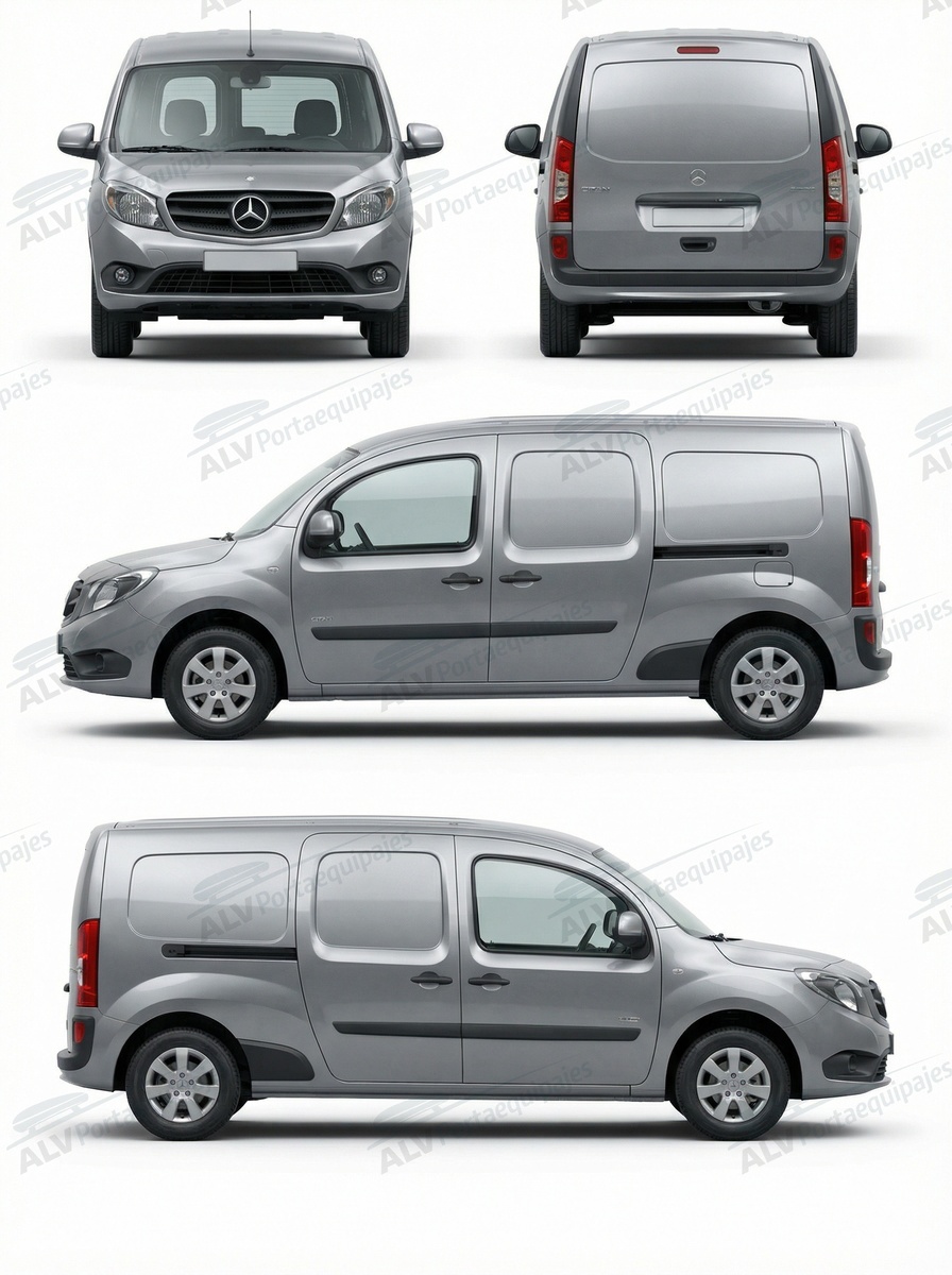 Mercedes Citan extralargo (W415 - port&oacute;n) (2013-->2021)