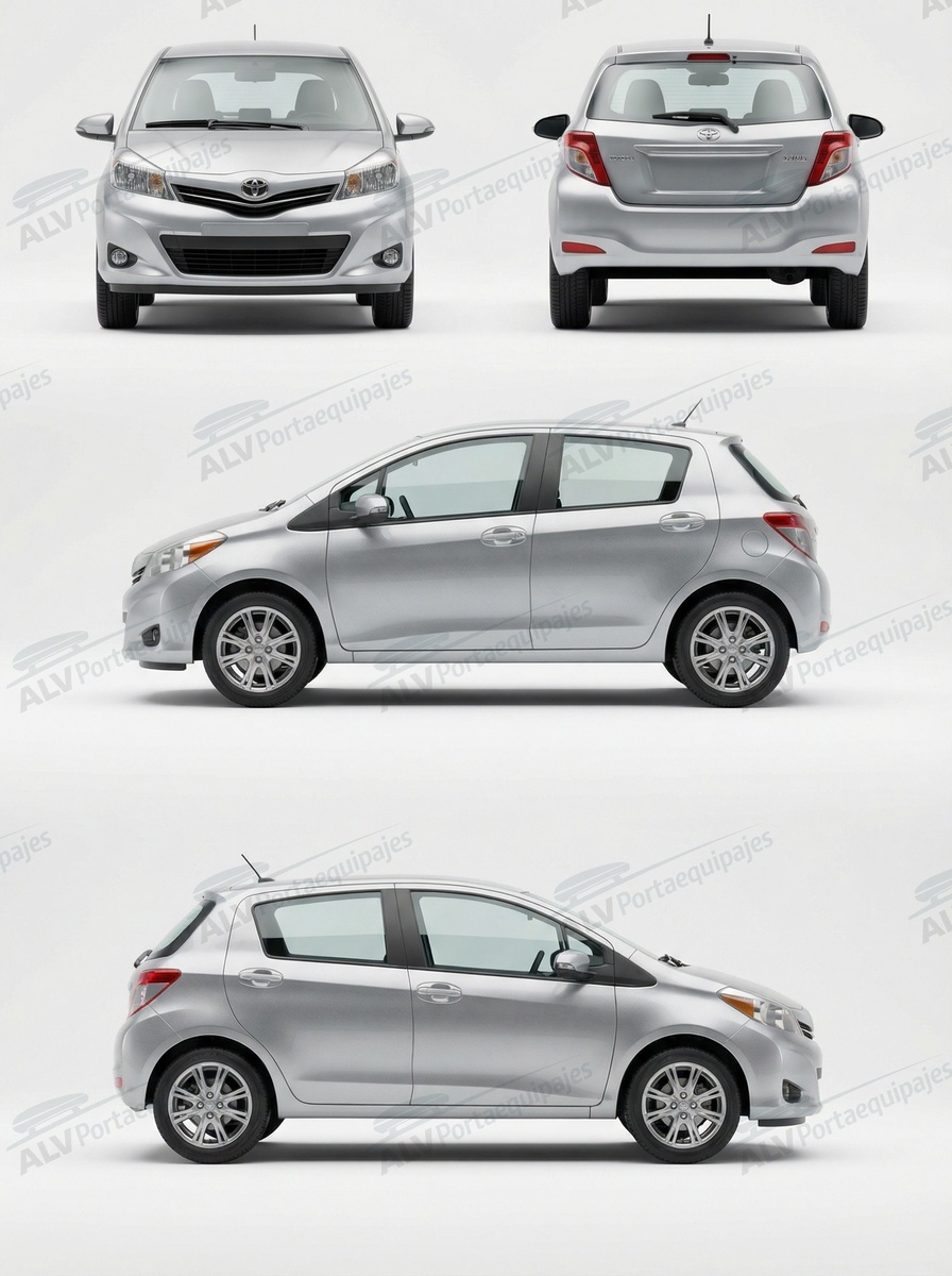 Toyota Yaris 5p (III/XP130 - techo normal con techo de vidrio) (2011-->2014)