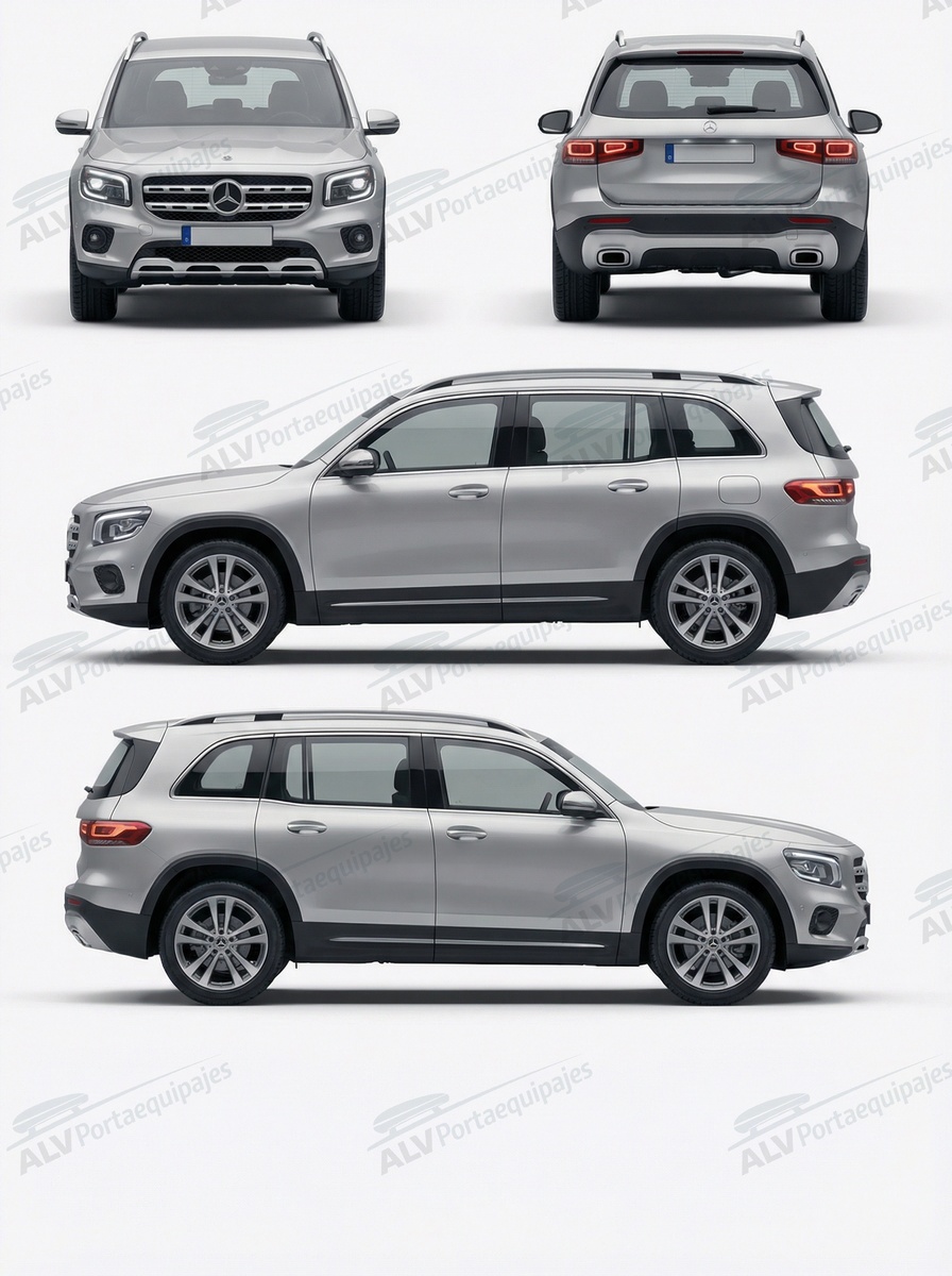 Mercedes Clase GLB 5p (X247 - railing) (2019-->)