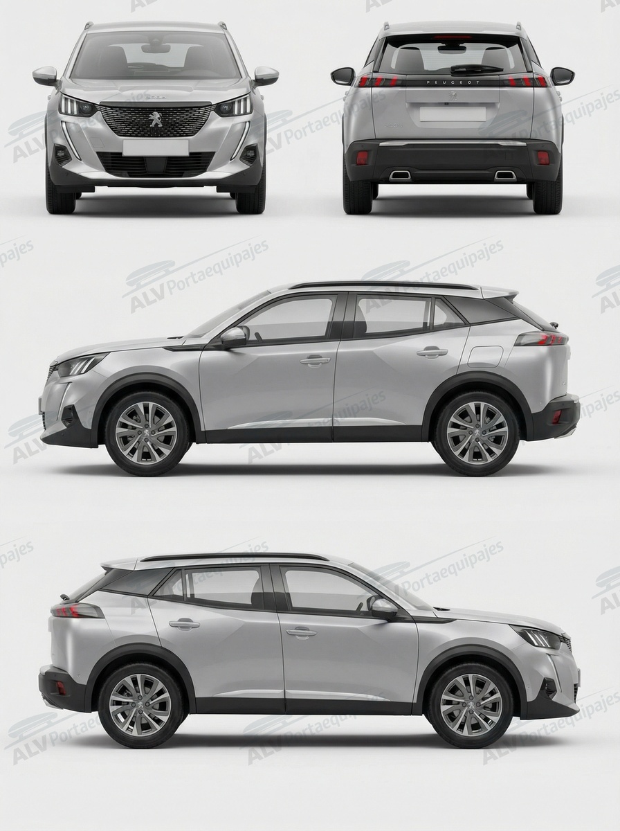 Peugeot 2008 5p (II - railing integrado) (2019-->)