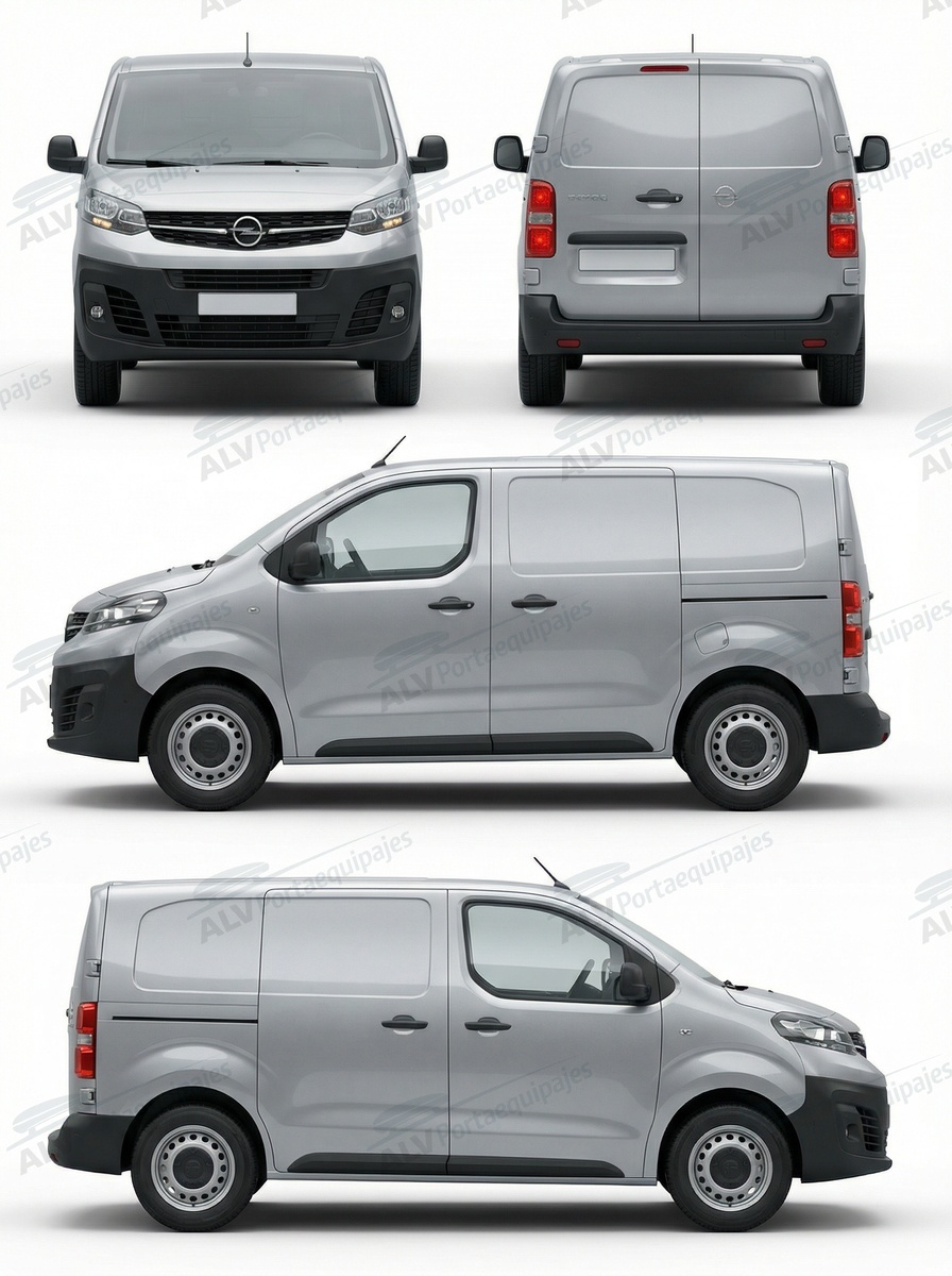 Opel / Vauxhall Vivaro L1H1 (S/corta - 3 puntos de fijaci&oacute;n) (2019-->)