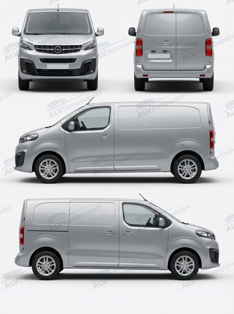 Opel / Vauxhall Vivaro L2H1 (M/media - 3 puntos de fijaci&oacute;n) (2019-->)