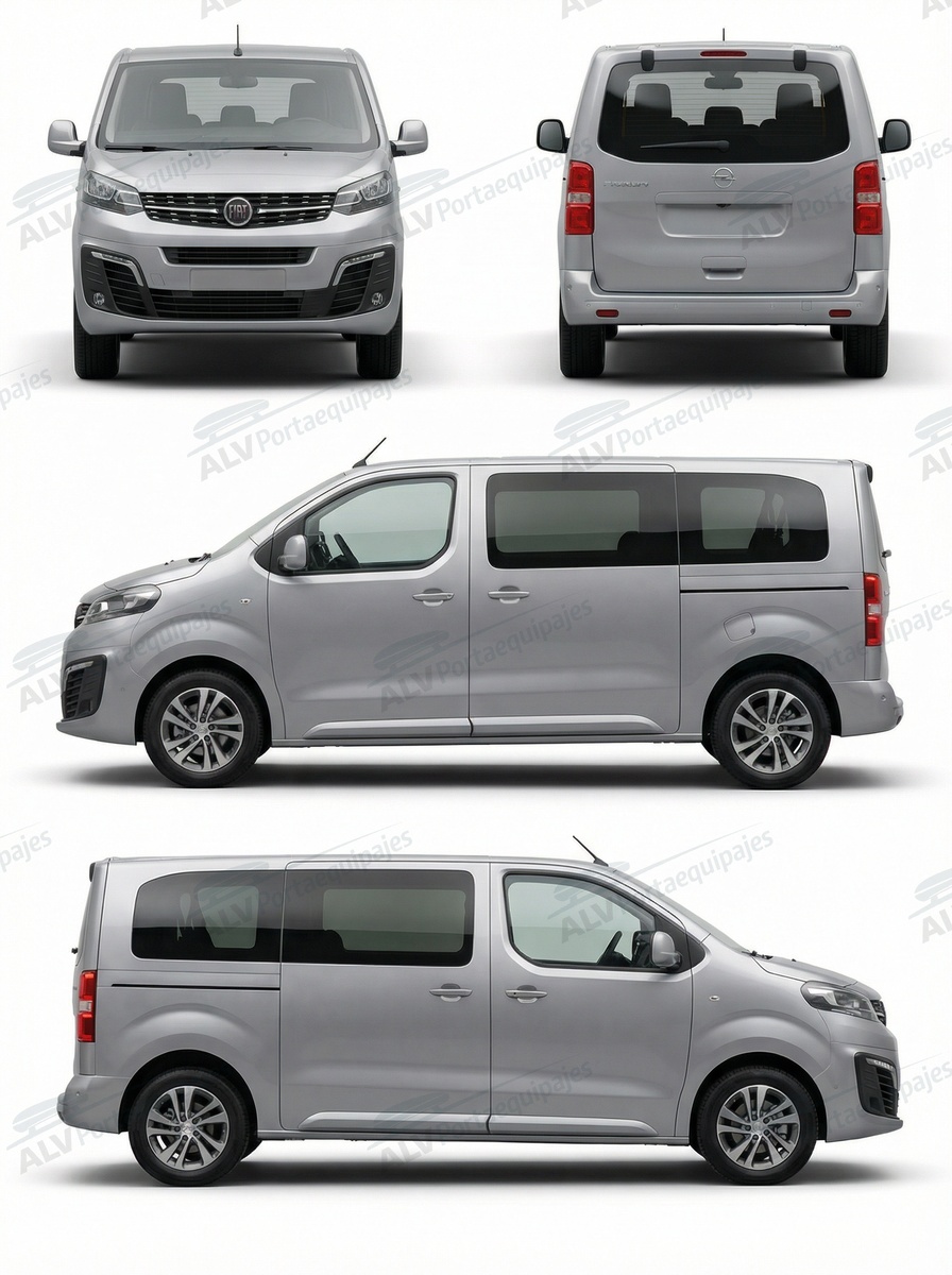 Opel / Vauxhall Zafira Life L2H1 (M/media - 5 puntos de fijaci&oacute;n) (2019-->)