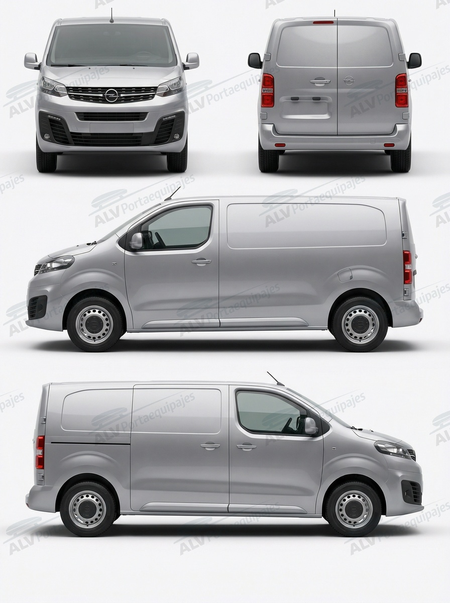 Opel / Vauxhall Vivaro L2H1 (M/media - 5 puntos de fijaci&oacute;n) (2019-->)