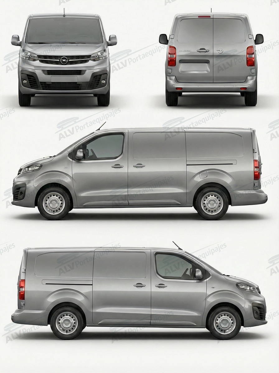 Opel / Vauxhall Vivaro L3H1 (L/larga - 5 puntos de fijaci&oacute;n) (2019-->)
