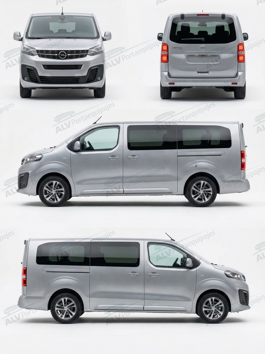 Opel / Vauxhall Zafira Life L3H1 (L/larga - 3 puntos de fijaci&oacute;n) (2019-->)