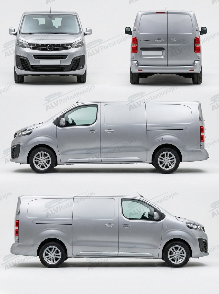 Opel / Vauxhall Vivaro L3H1 (L/larga - 3 puntos de fijaci&oacute;n) (2019-->)