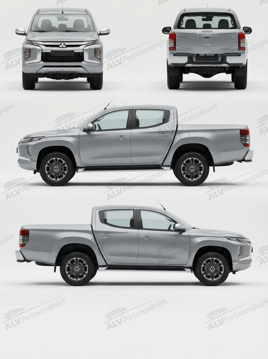Mitsubishi L200 cabina doble (VI - techo normal (fixpoint oculto)) (2019-->)