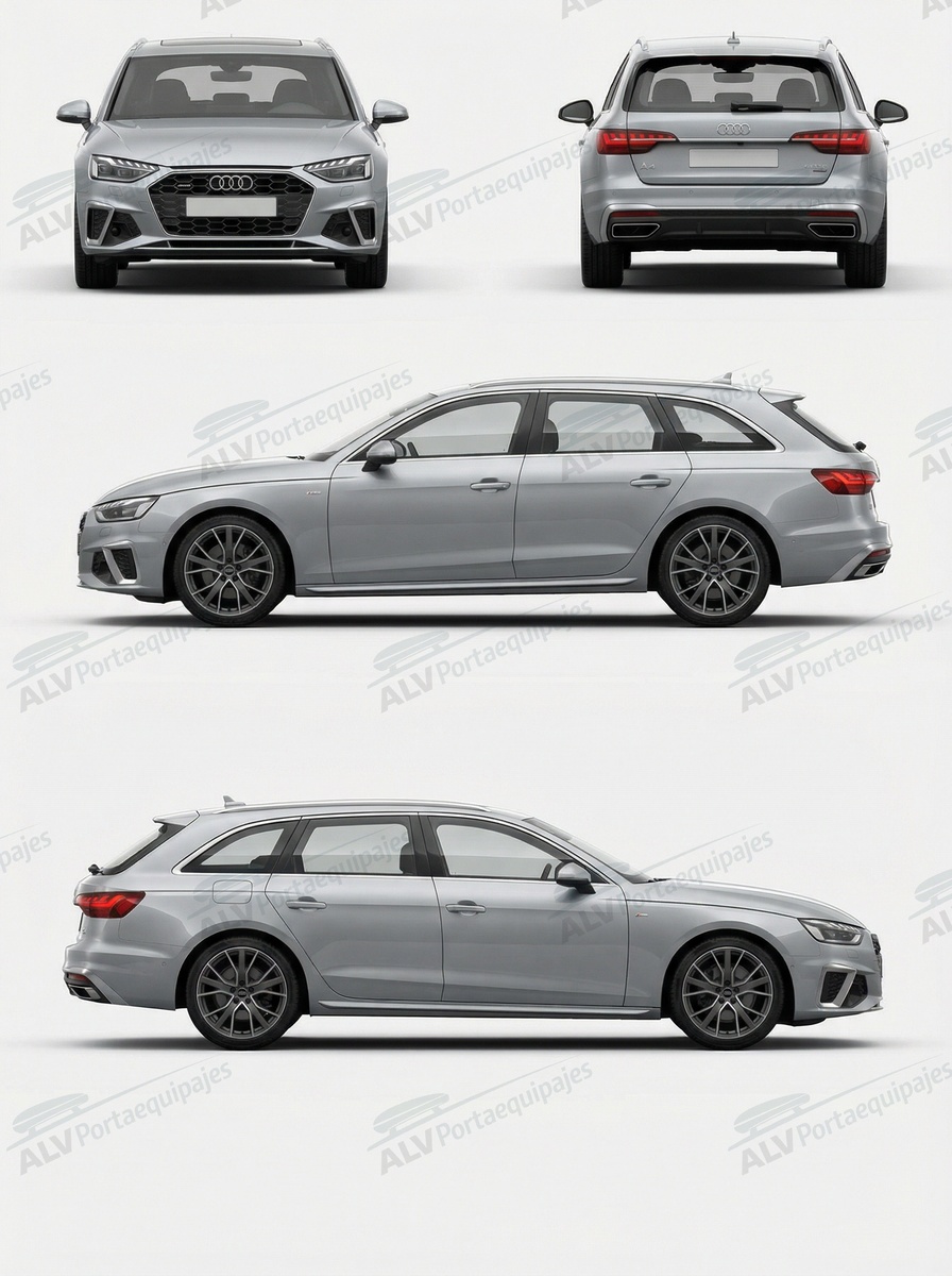 Audi A4 Avant (B9.2 - railing integrado) (2019-->)