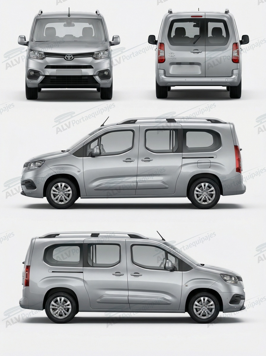 Toyota ProAce City L2 (I - railing) (2019-->)