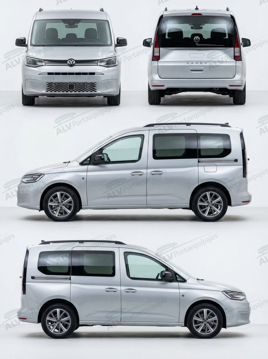 Volkswagen Caddy  (V - railing) (2020-->)