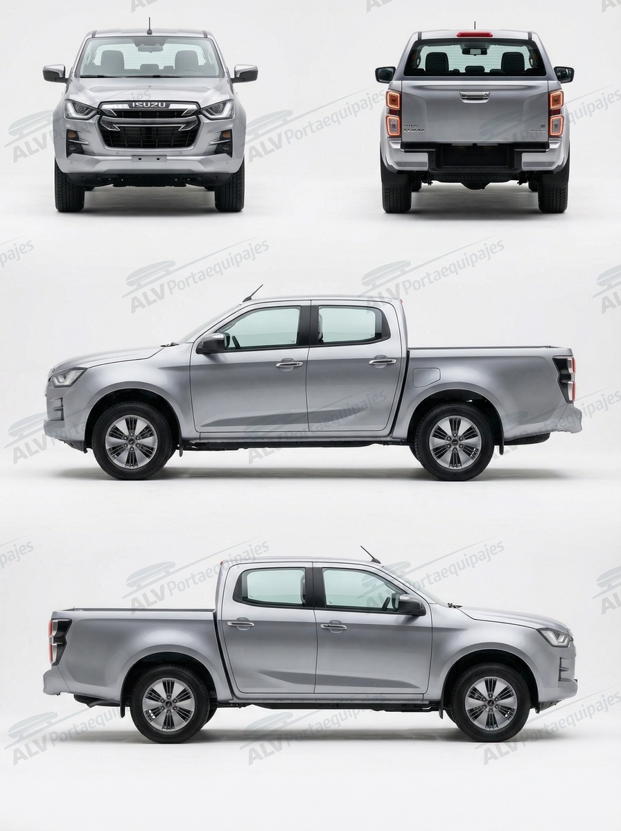 Isuzu D-Max cabina doble/Crew Cab (III/RG - techo normal) (2019-->)