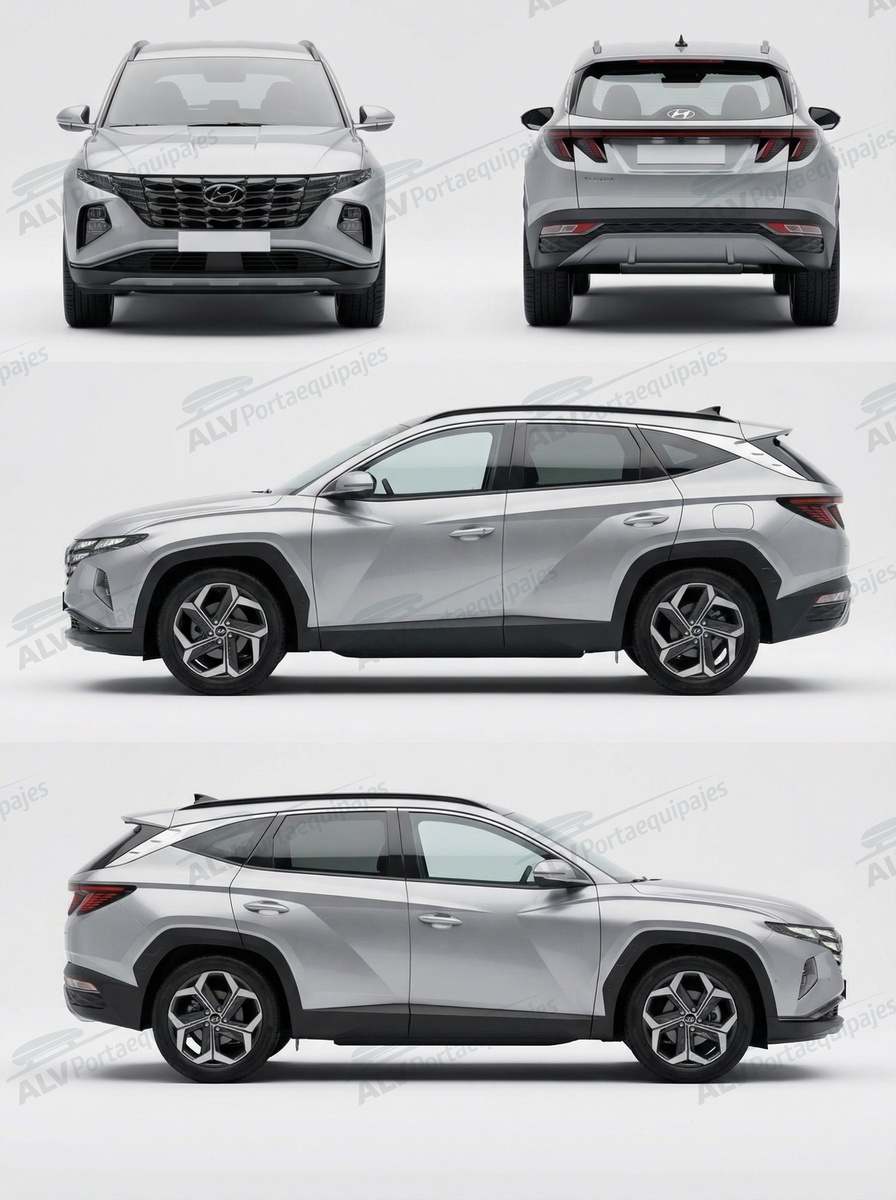 Hyundai Tucson 5p (IV/NX4 - railing integrado) (2020-->)