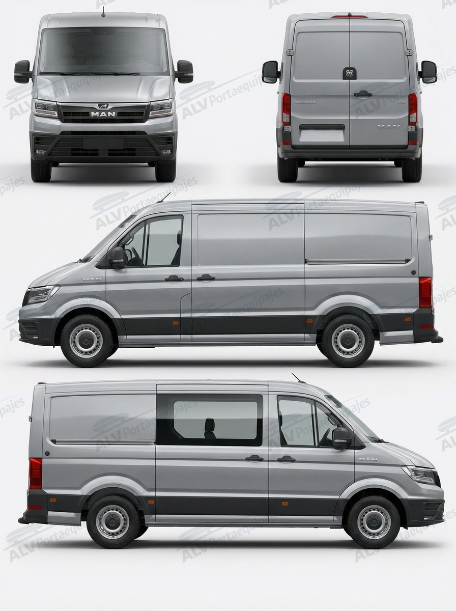 MAN TGE L3H2 (est&aacute;ndar/techo normal - perfil en T / T-Track) (2017-->)