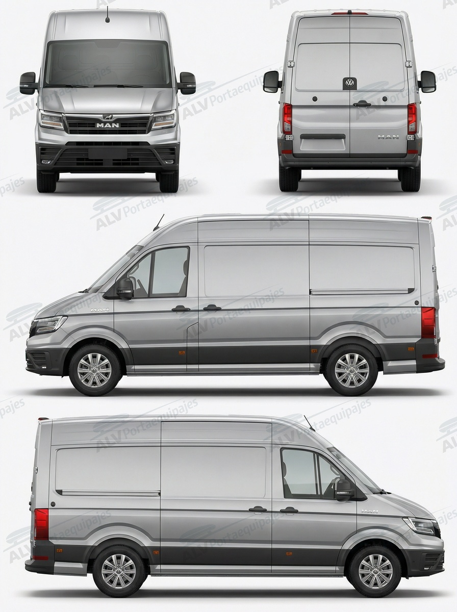 MAN TGE L3H3 (est&aacute;ndar/techo alto - perfil en T / T-Track) (2017-->)