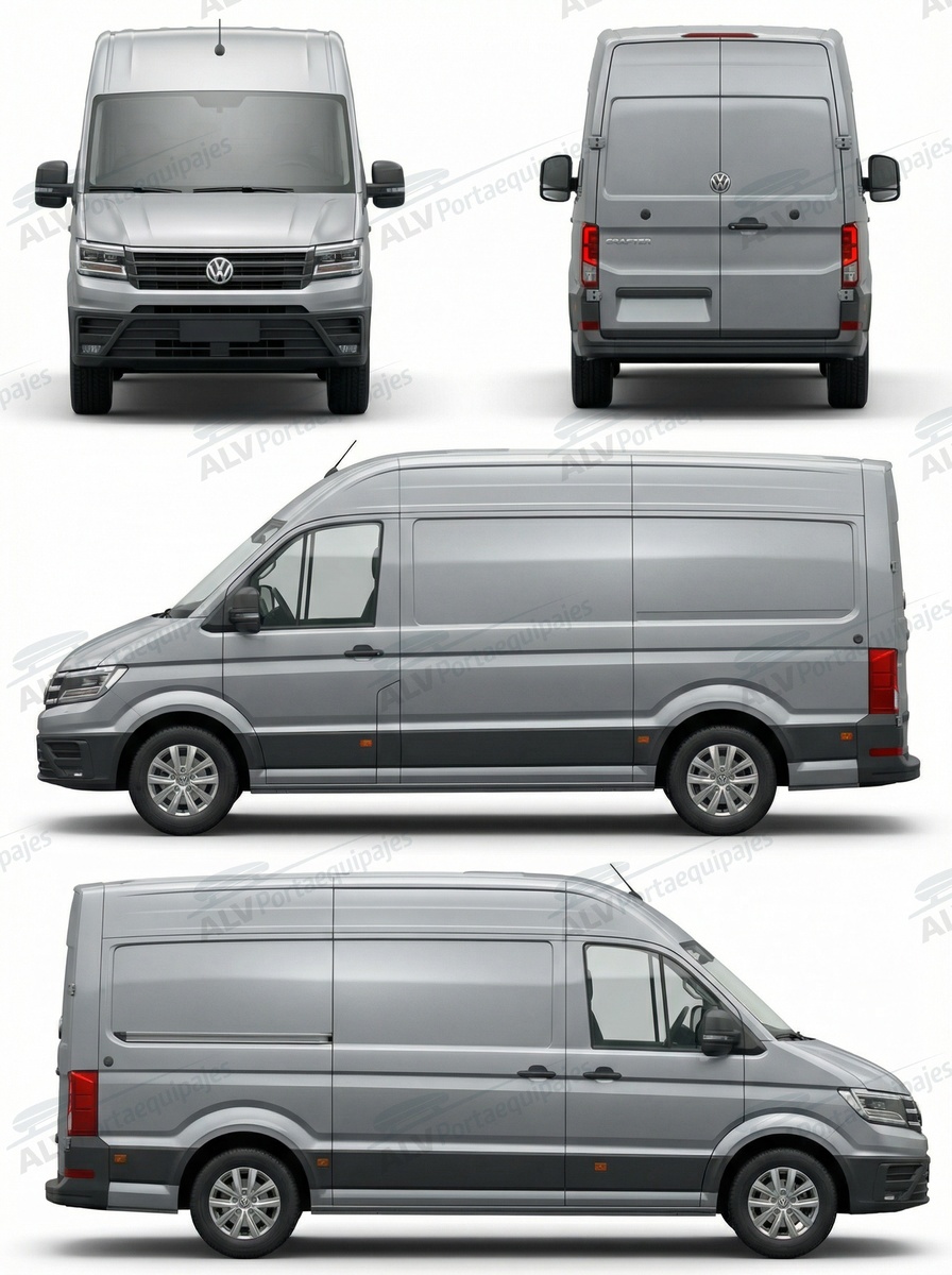 Volkswagen Crafter L3H3 (perfil en T / T-Track) (2017-->)