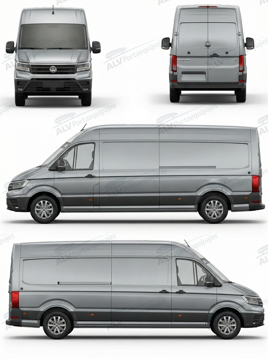 Volkswagen Crafter L4H3 (perfil en T / T-Track) (2017-->)