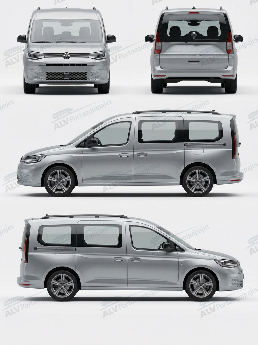 Volkswagen Caddy Maxi (V - railing) (2020-->)