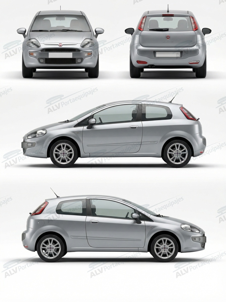 Fiat Punto Evo 3p (III/199 - techo normal) (2009-->2012)