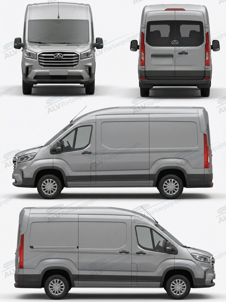 Maxus Deliver 9 L2H2 (I - necesario perforar el techo) (2020-->)