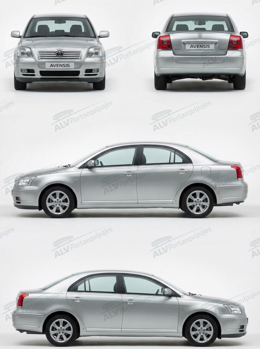 Toyota Avensis sed&aacute;n 4p (II/T250 - techo normal) (2003-->2009)