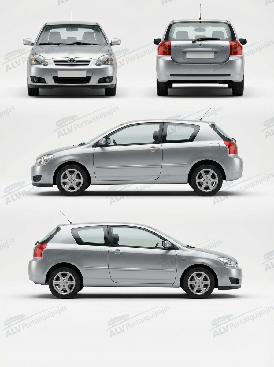 Toyota Corolla 3p (E120 - techo normal) (2002-->2004)