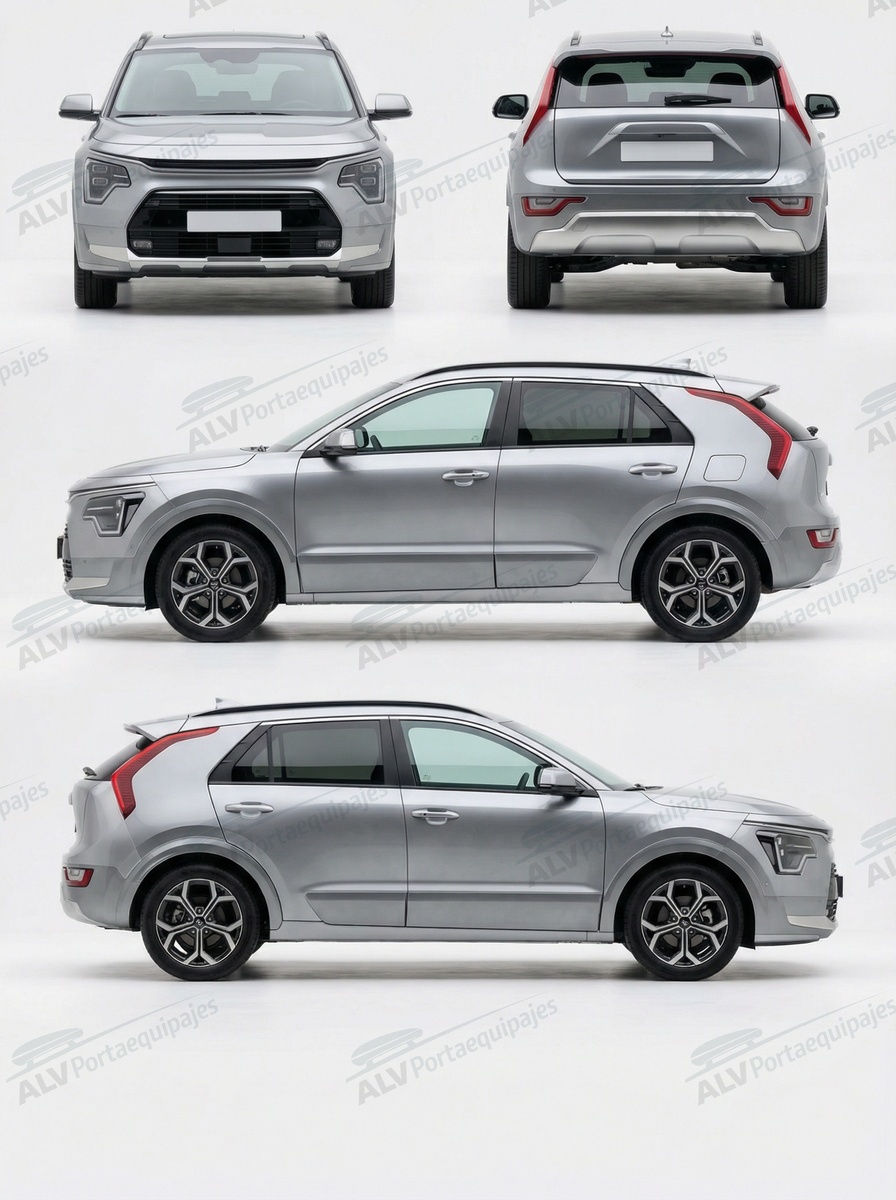 Kia Niro 5p (II/SG2 - railing integrado met&aacute;lico) (2022-->)