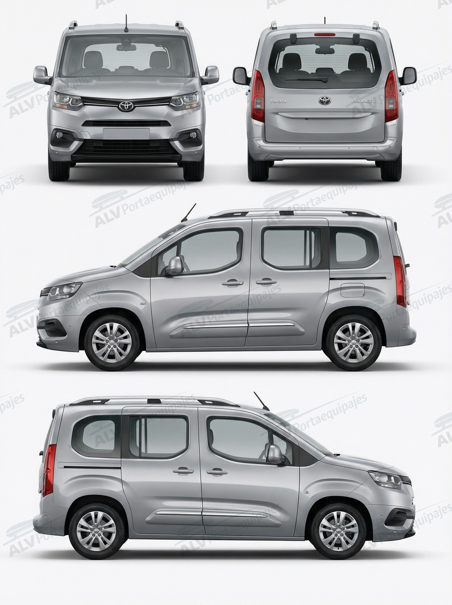 Toyota ProAce City Verso L1 (I - railing) (2019-->)