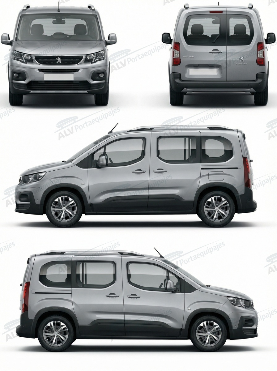 Peugeot e-Rifter M/Standard (I - railing) (2018-->)