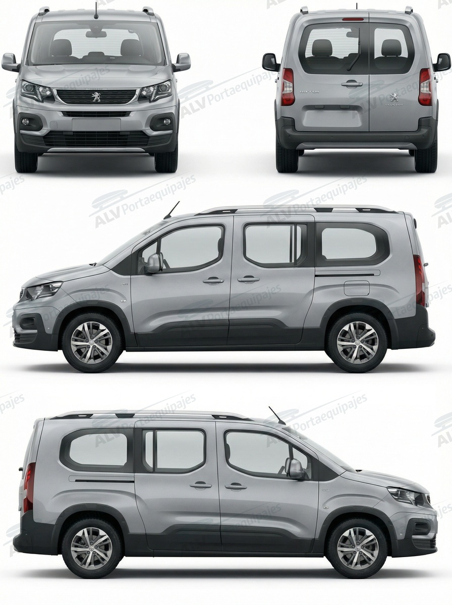 Peugeot e-Rifter XL/Largo (I - railing) (2018-->)