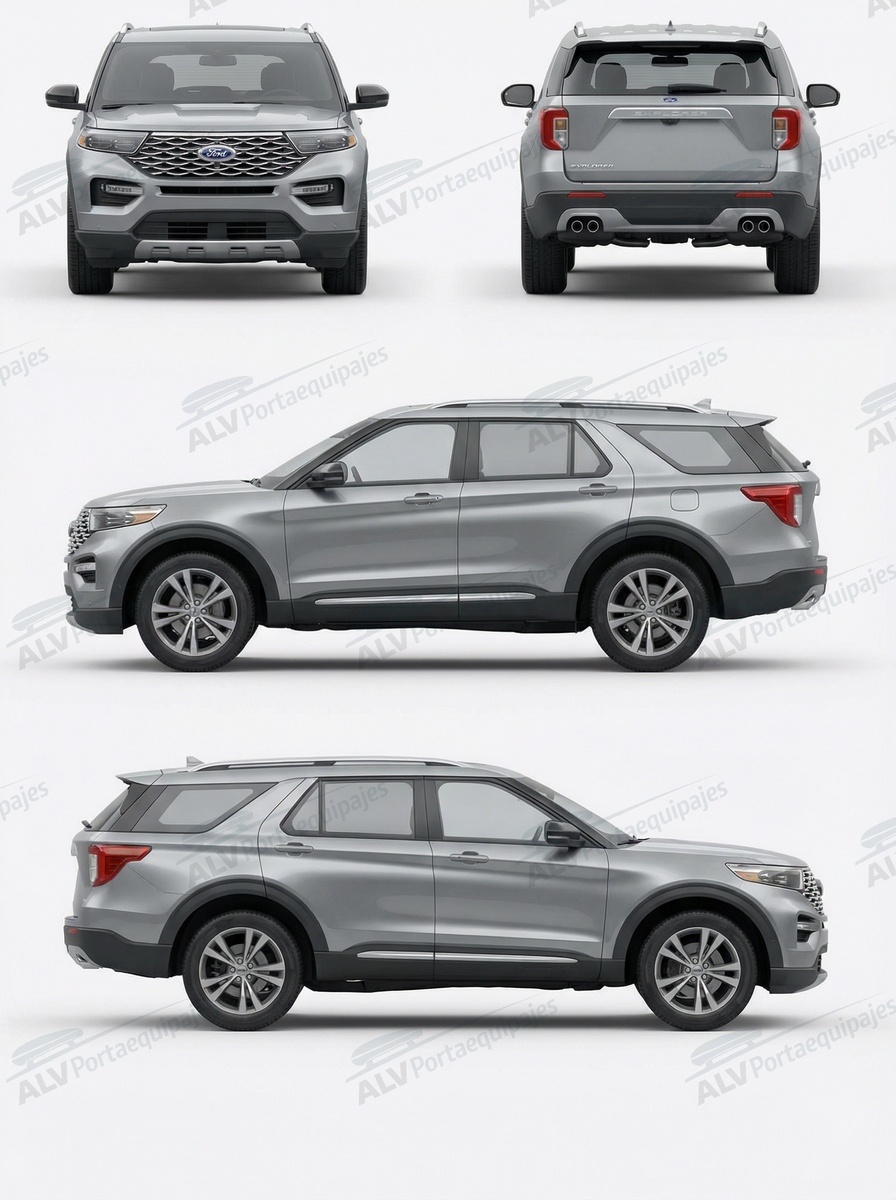 Ford Explorer 5p (VI/U625 - railing) (2020-->2024)