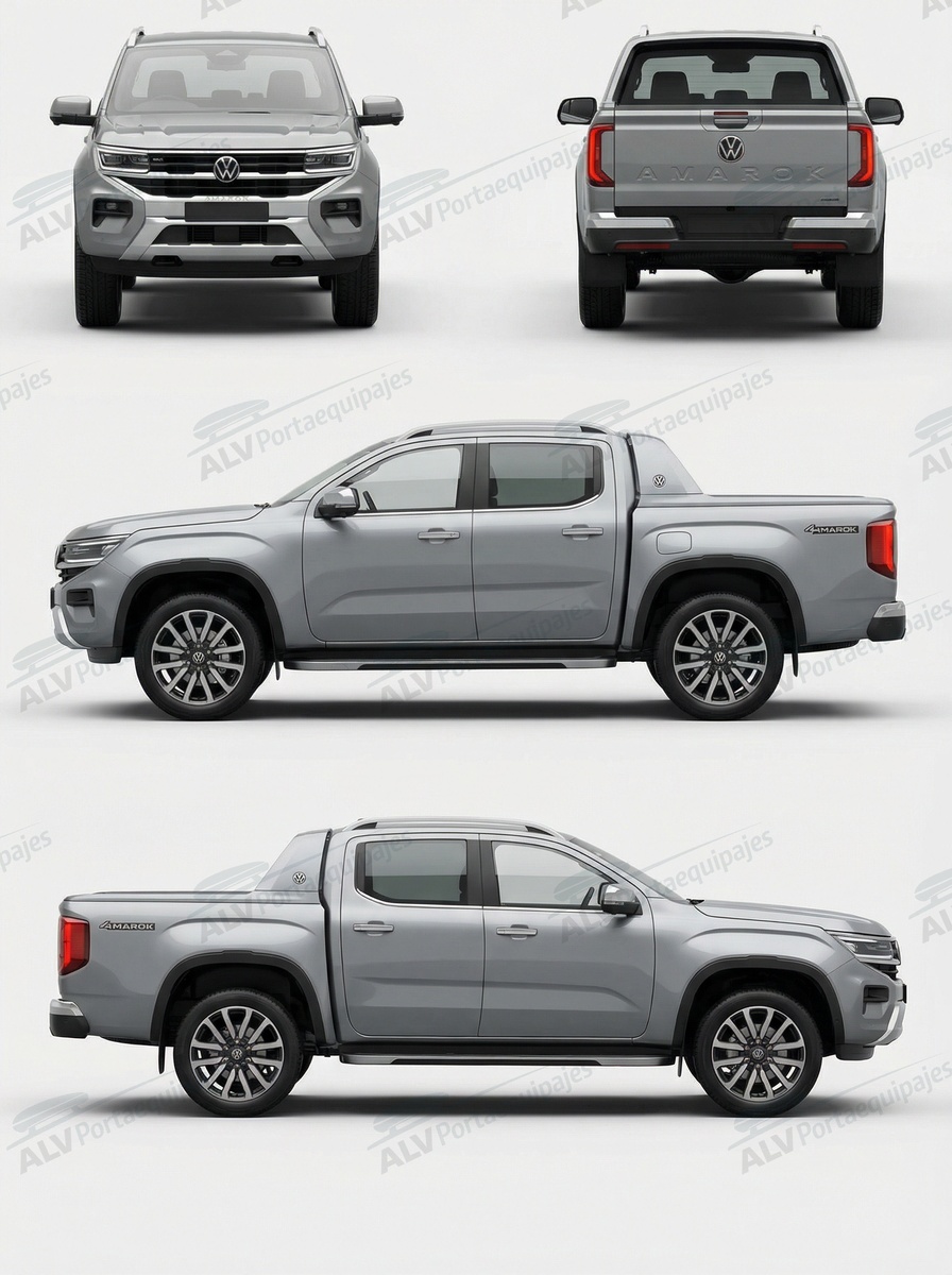 Volkswagen Amarok cabina doble (II - railing) (2022-->)