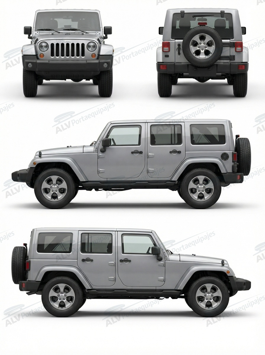 Jeep Wrangler 4p (JK - techo duro) (2007-->2018)
