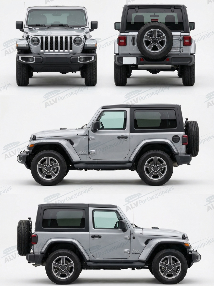 Jeep Wrangler 2p (JL - techo duro) (2018-->)