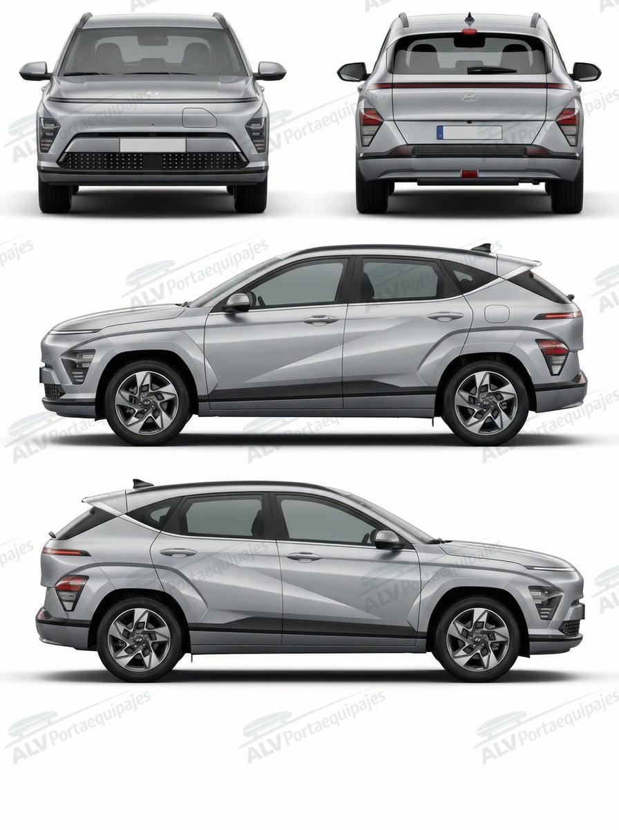 Hyundai Kona 5p (II/SX2 - railing integrado) (2023-->)