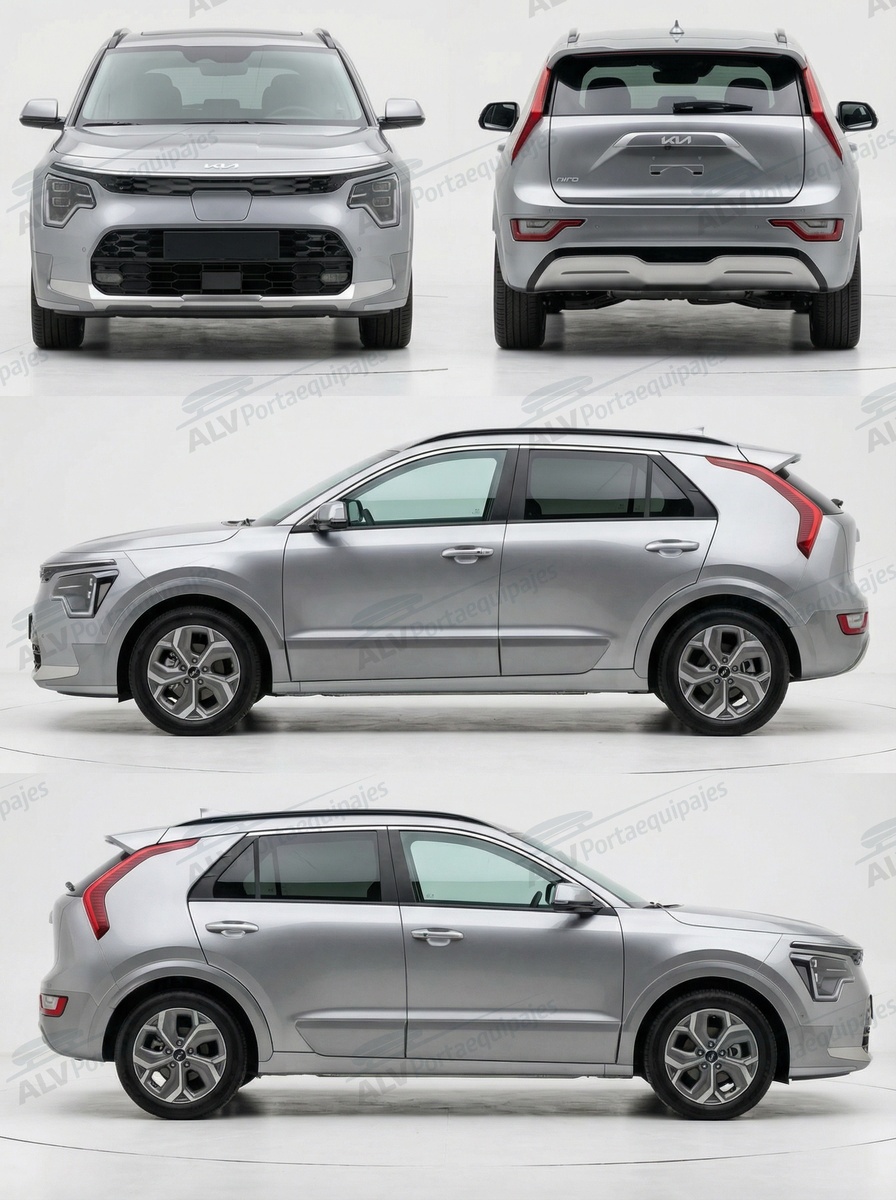 Kia Niro 5p (II/SG2 - railing integrado pl&aacute;stico) (2022-->)