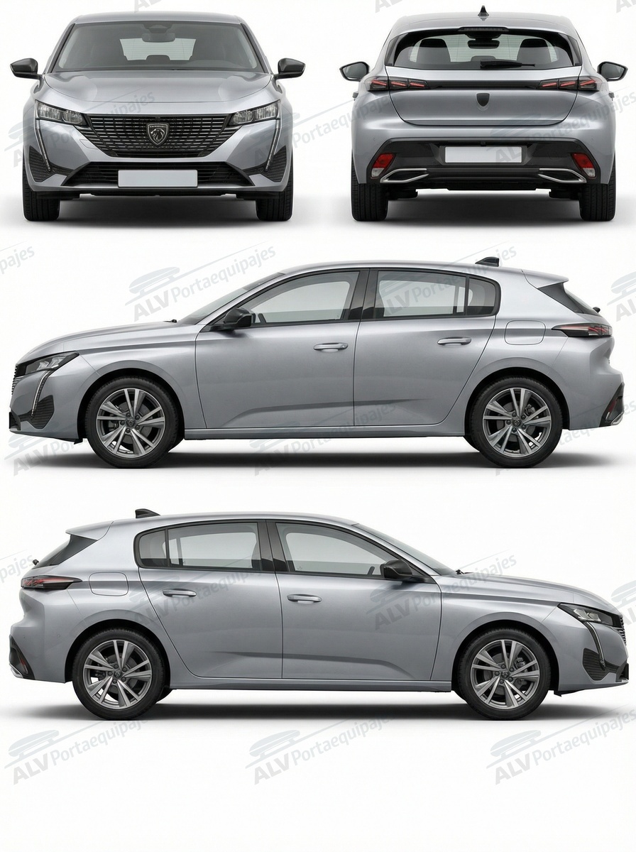 Peugeot 308 5p (III - techo normal sin techo de vidrio) (2021-->)