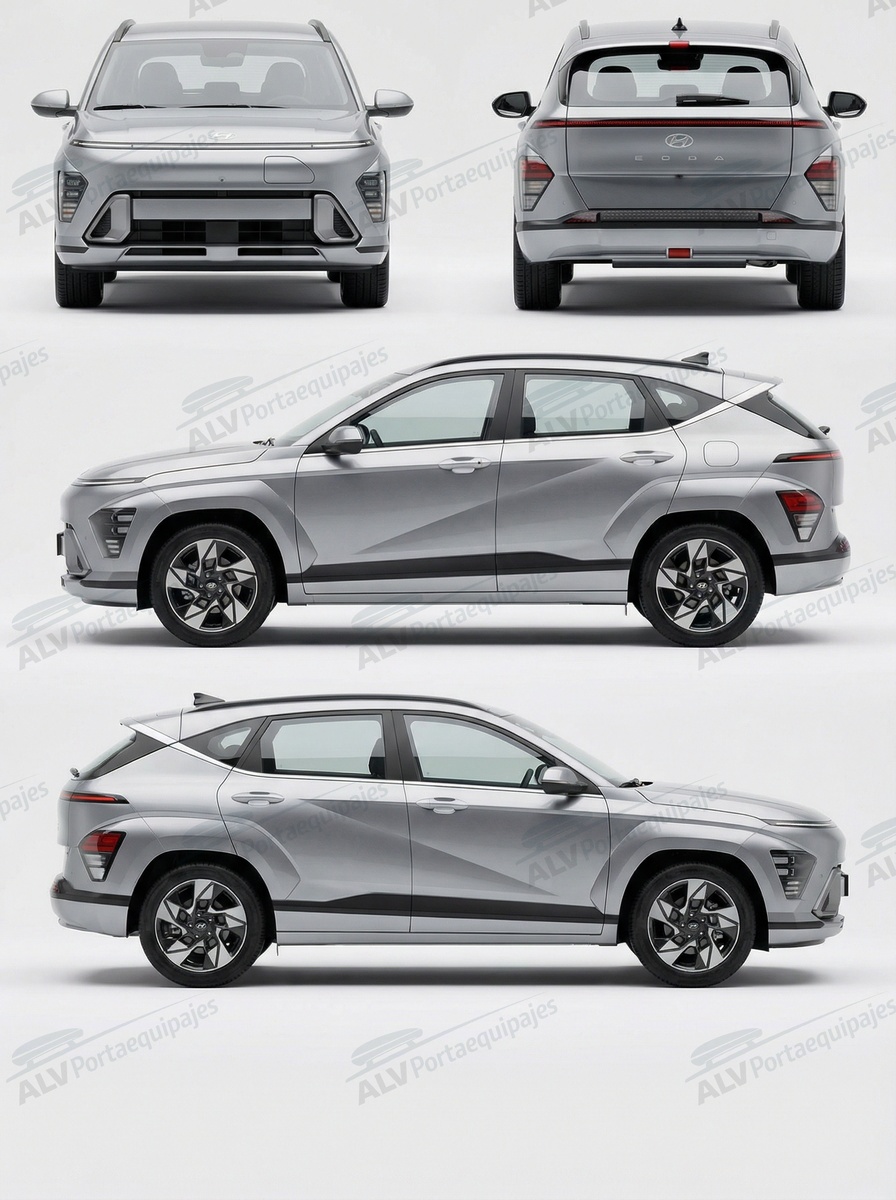 Hyundai Kauai 5p (II/SX2 - railing integrado) (2023-->)