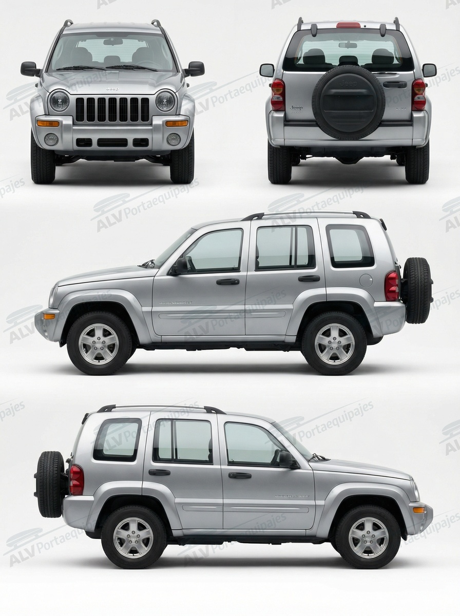 Jeep Cherokee 5p (III/KJ - railing) (2002-->2007)