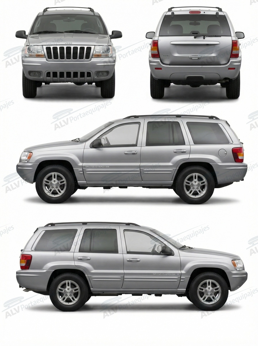Jeep Grand Cherokee 5p (II/WJ - railing) (1999-->2001)