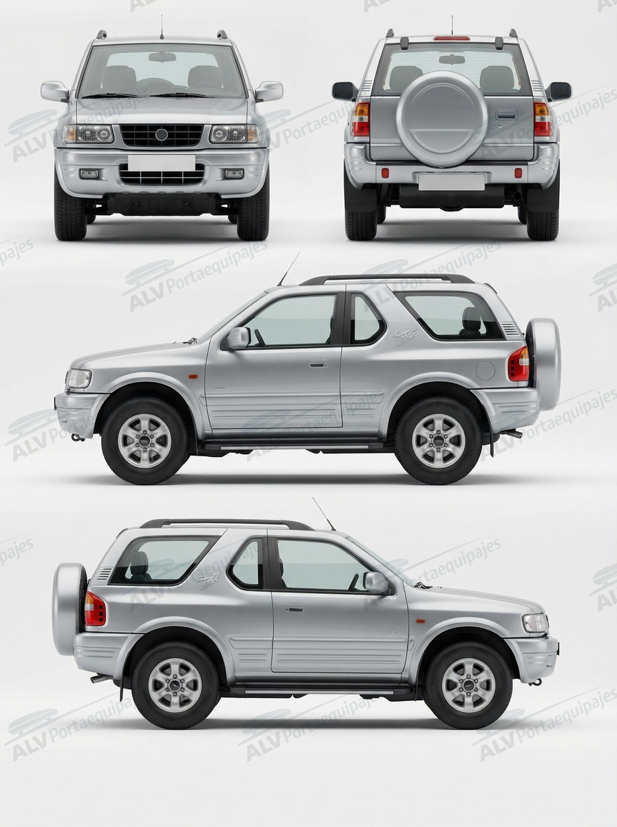 Opel / Vauxhall Frontera 3p (B - railing) (1998-->2004)