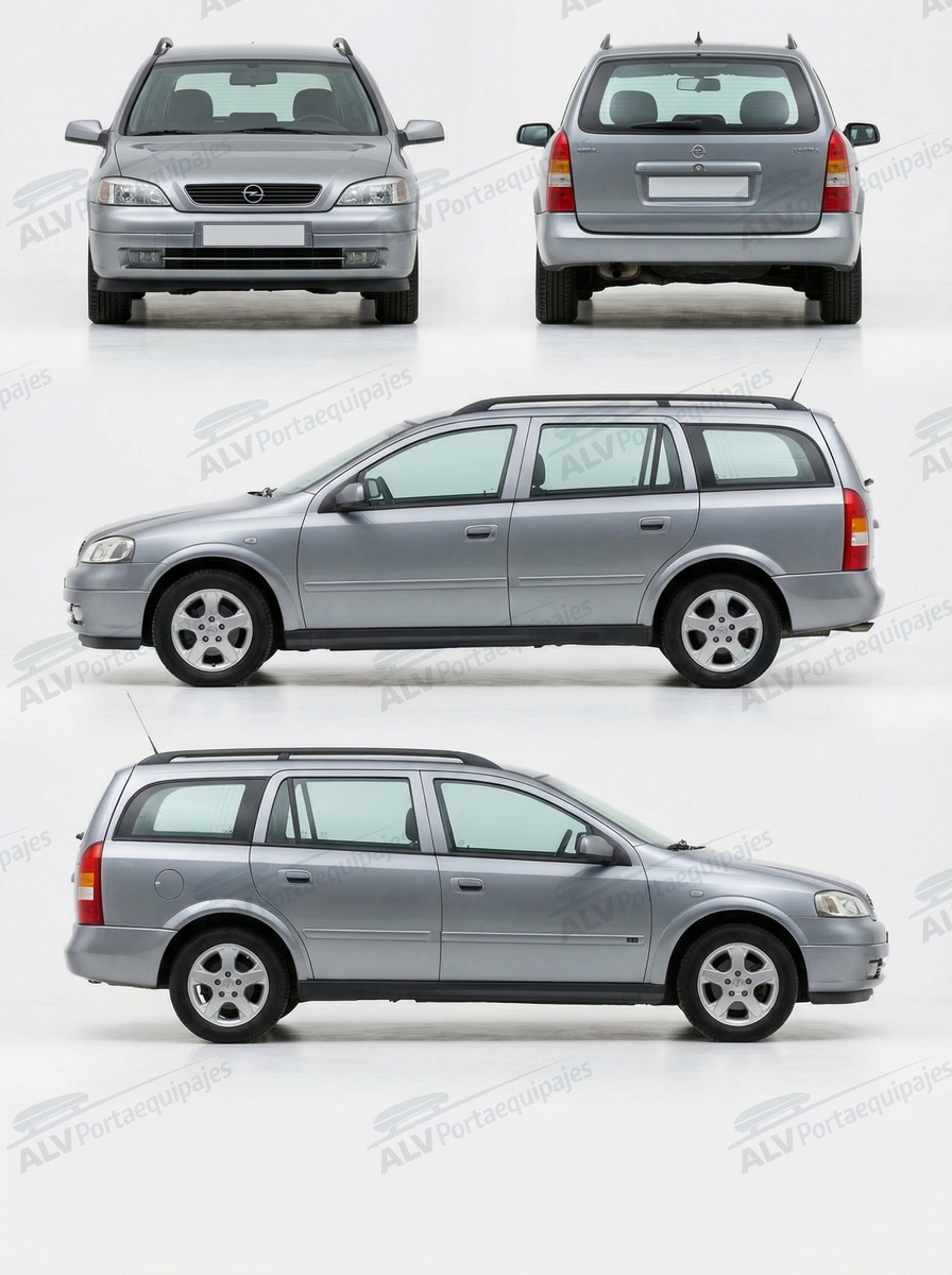 Opel / Vauxhall Astra Caravan (G - railing) (1998-->2004)