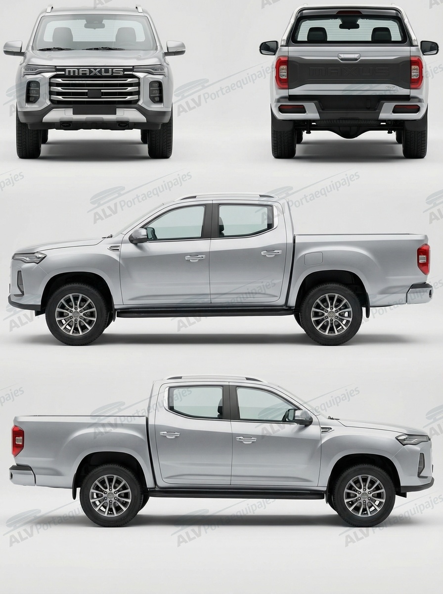 Maxus T60 MAX cabina doble (railing) (2025-->)