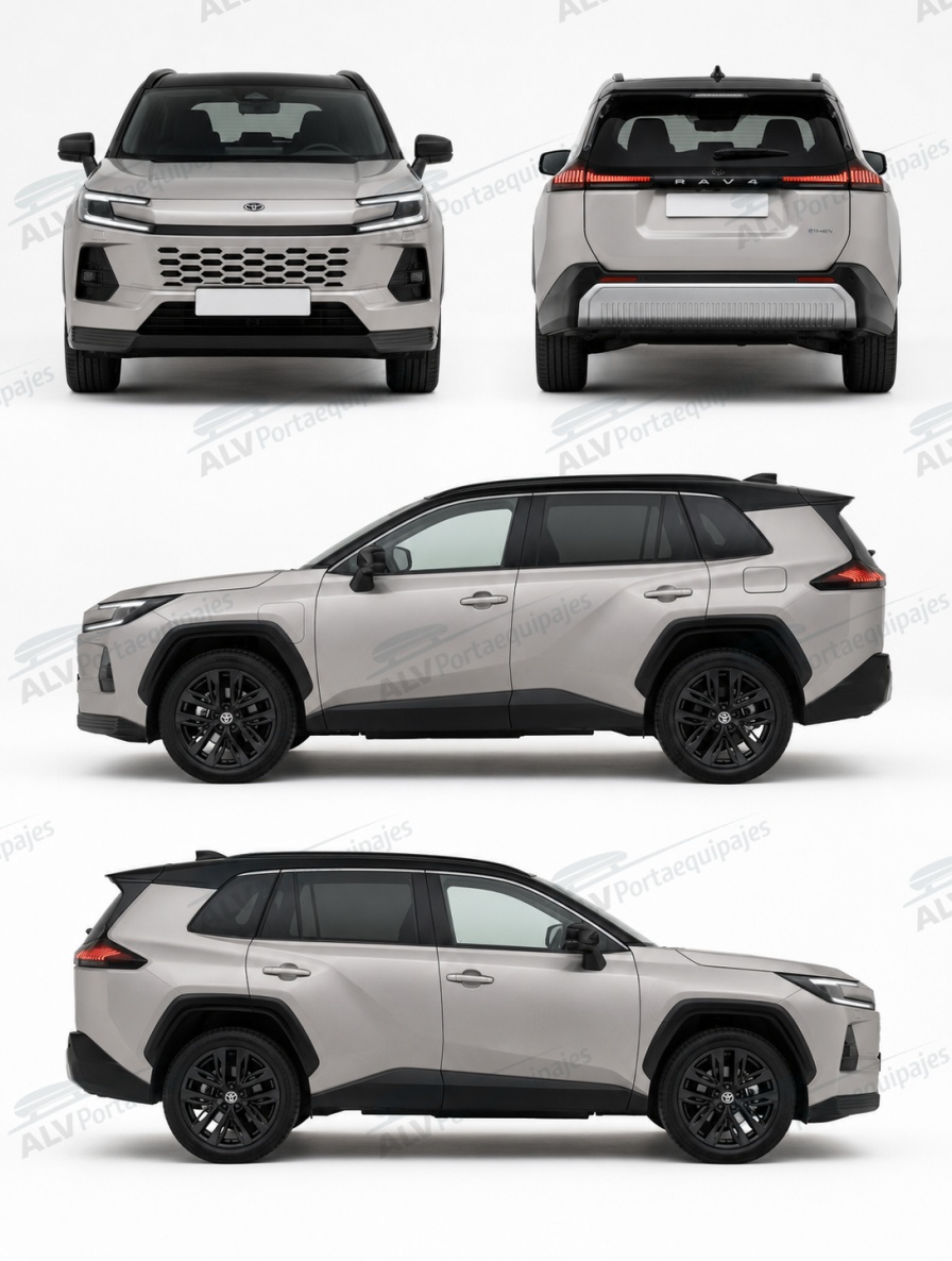 Toyota RAV4 5p (VI/XA60 - railing integrado) (2025-->)