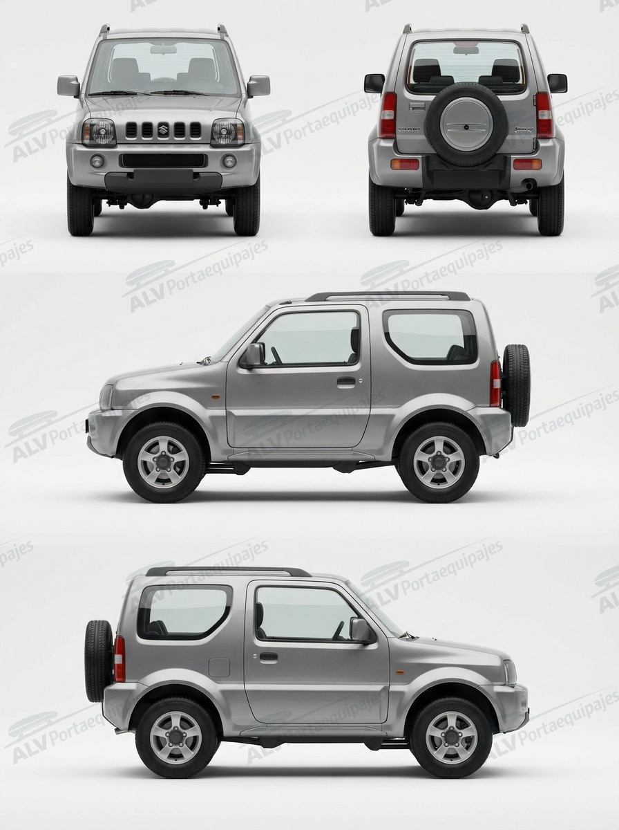 Suzuki Jimny 3p (III - railing) (1998-->2018)